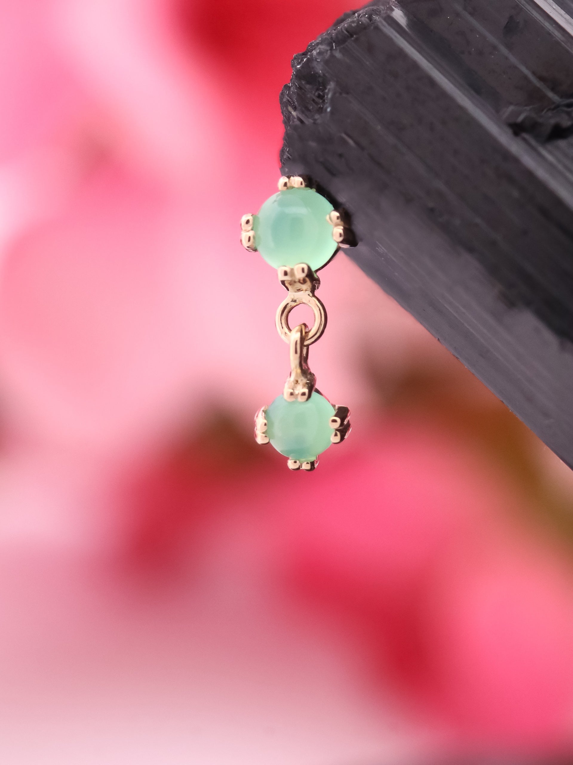 Cabochon Duet Threadless End, photo 1 of 8