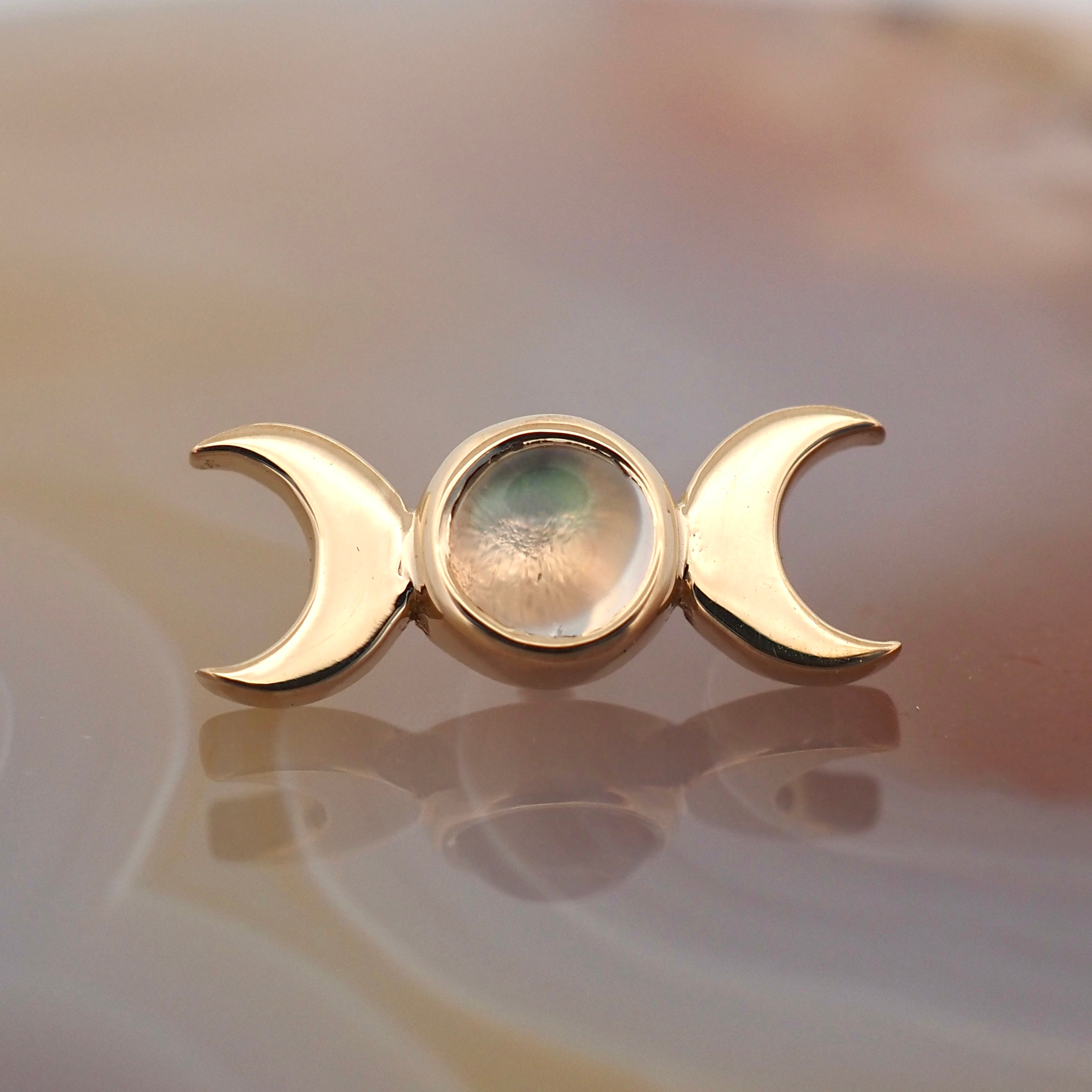 Goddess Moon Threaded End, photo 4 of 6