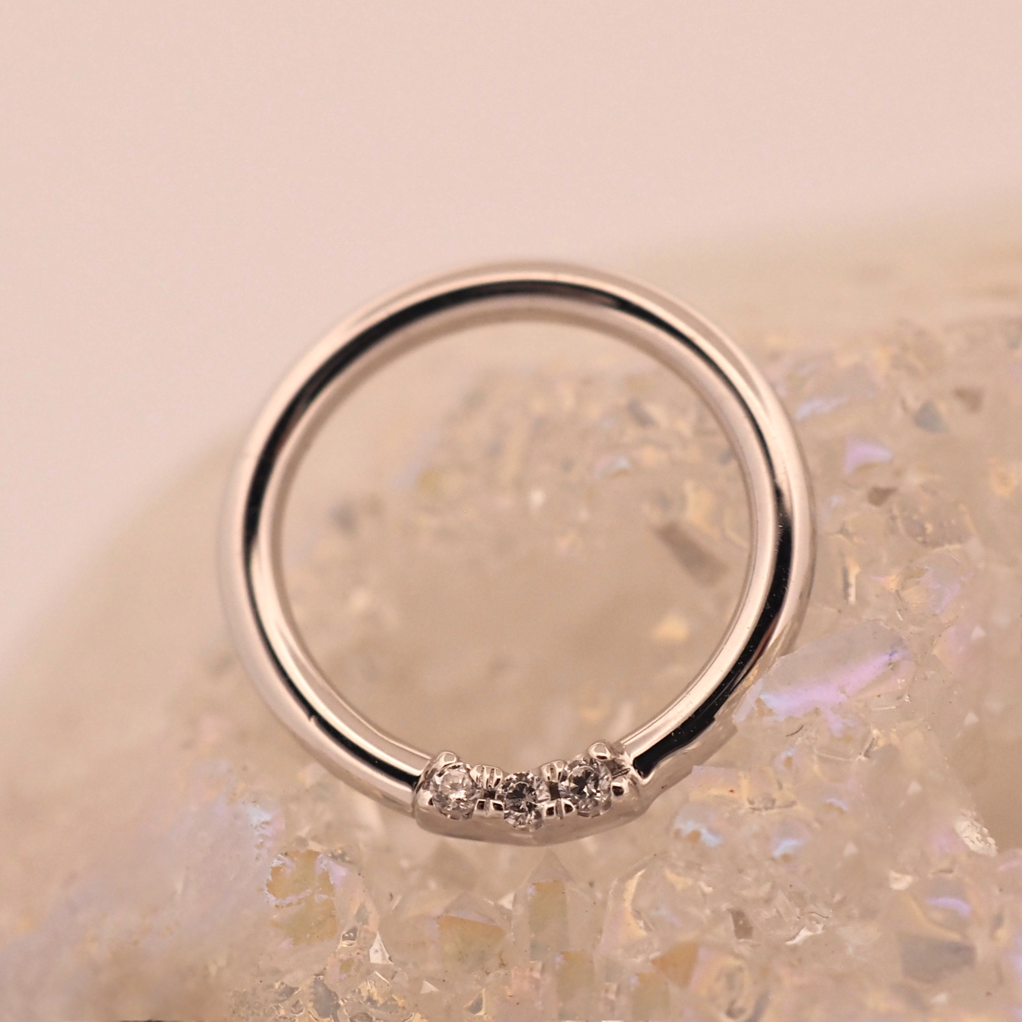 3 Gem Blaze Fixed Ring, photo 3 of 3