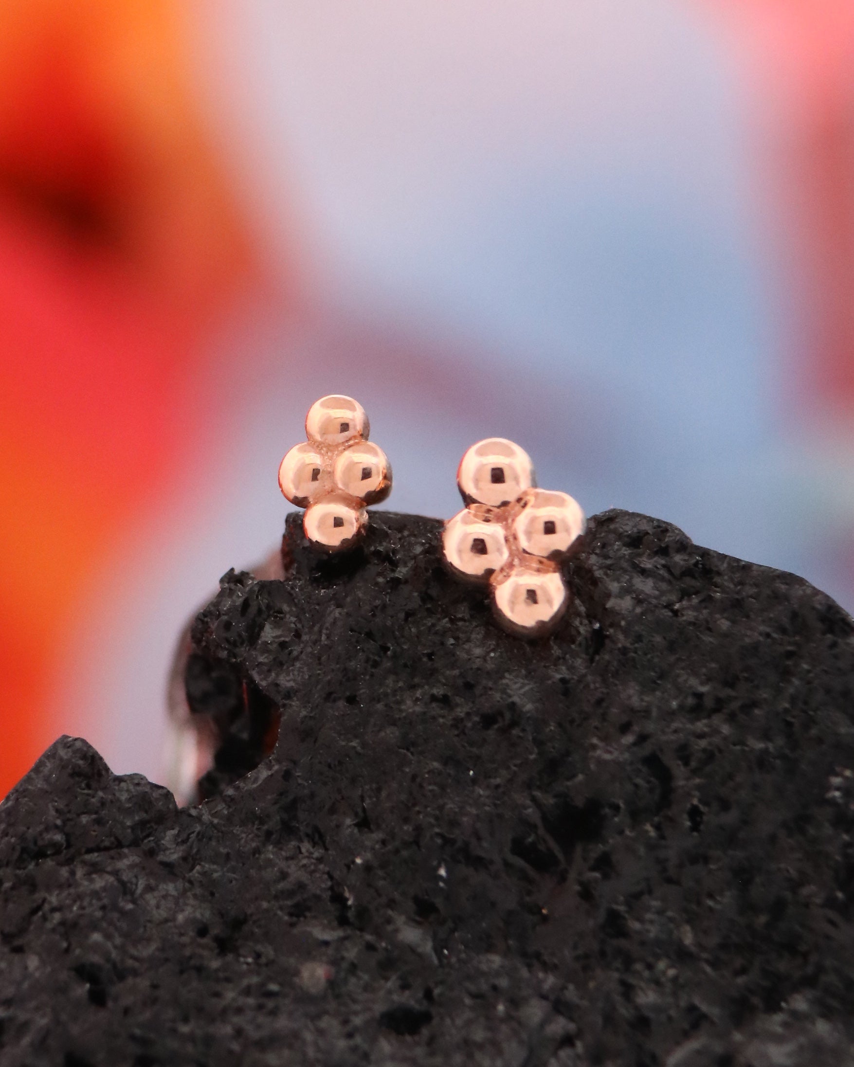 Quad Bead Cluster Threadless End, photo 2 of 3