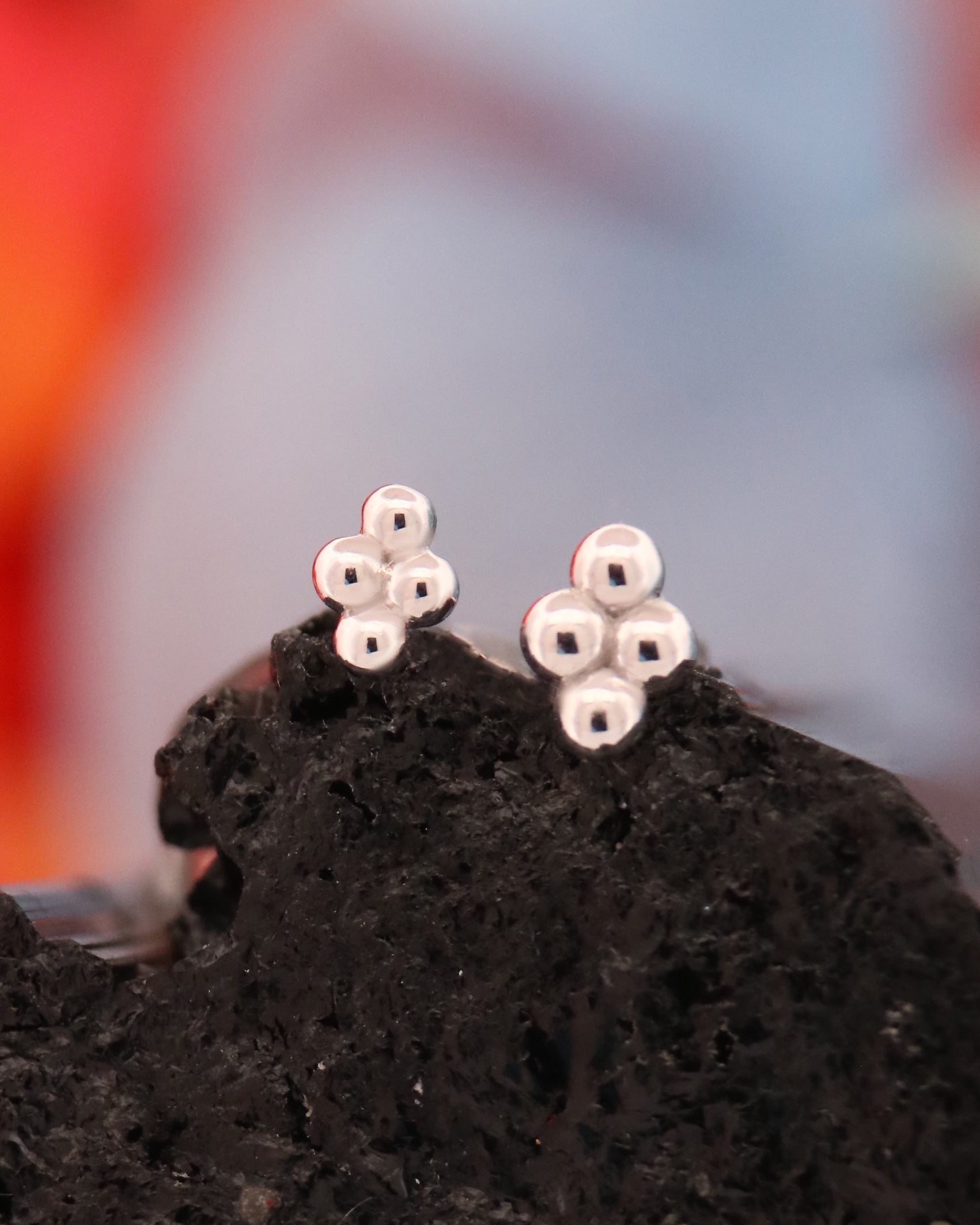 Quad Bead Cluster Threadless End, photo 3 of 3
