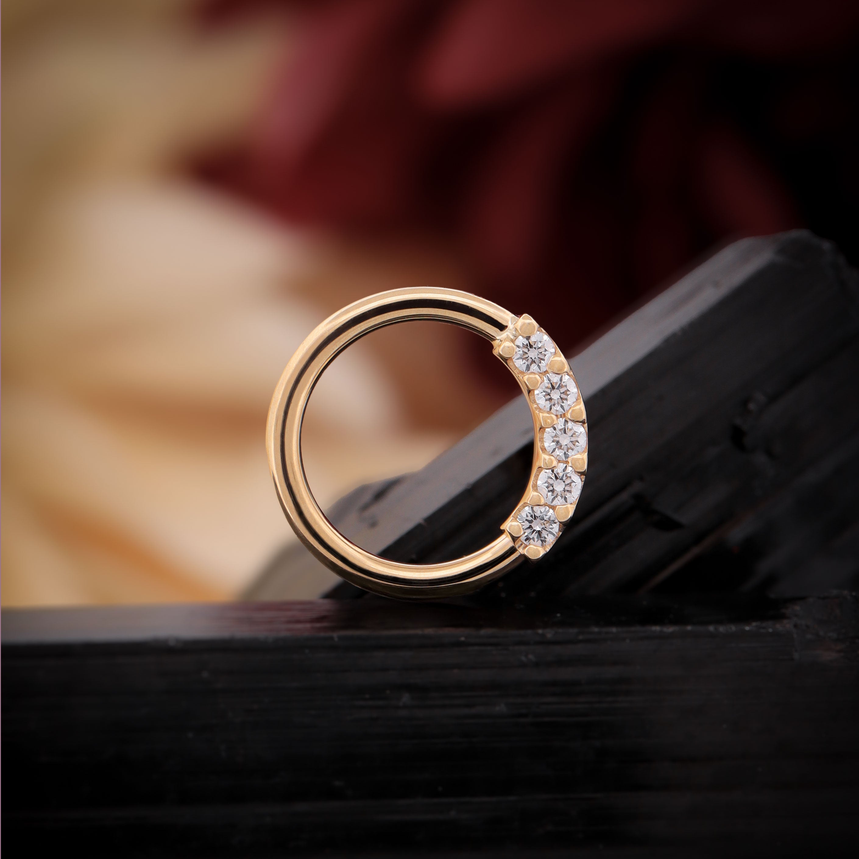 5 Gem Blaze Fixed Ring, photo 1 of 6