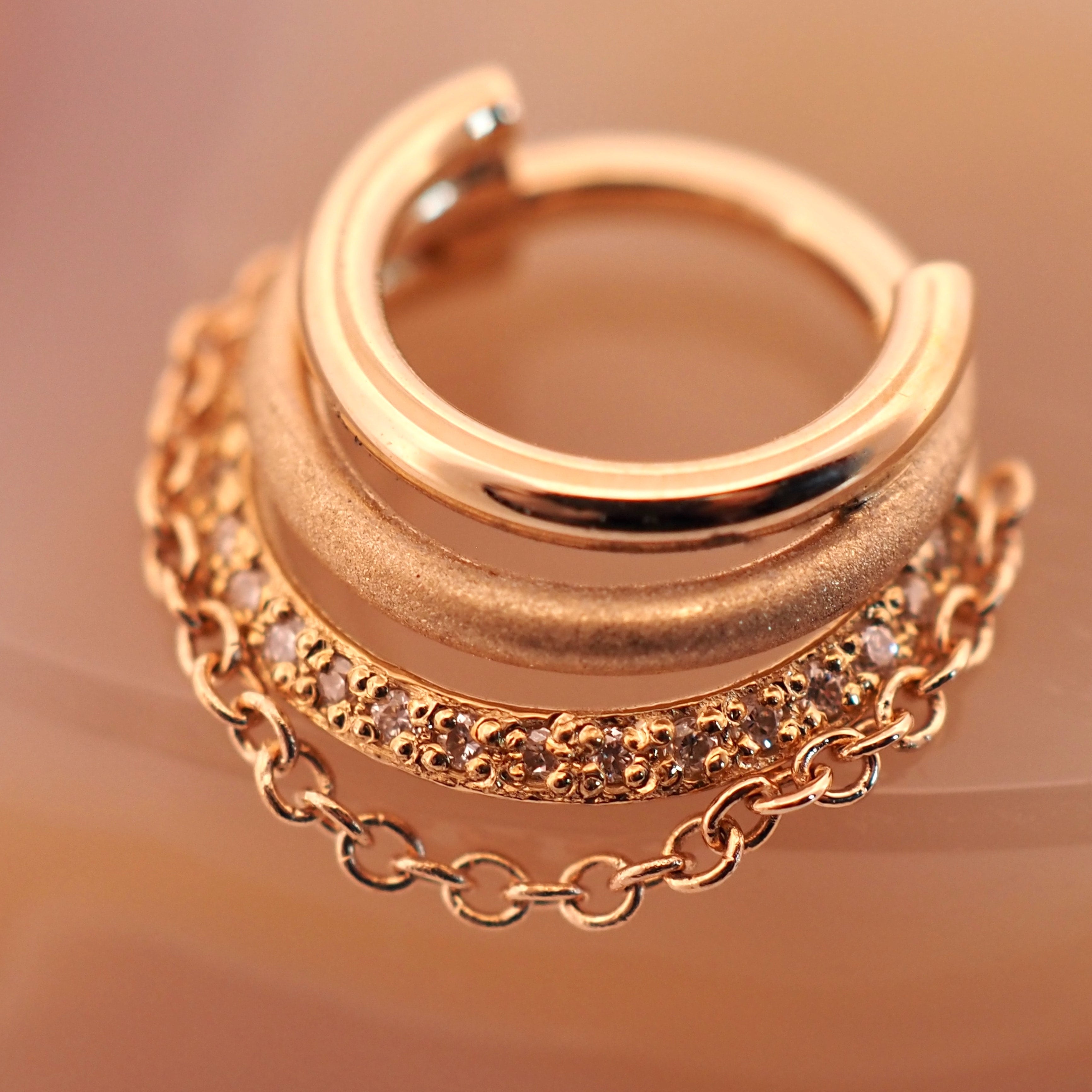 Lucy　0605 Lucy In Chains Clicker BVLA | Fine Gold Piercing Jewelry | Bury Me