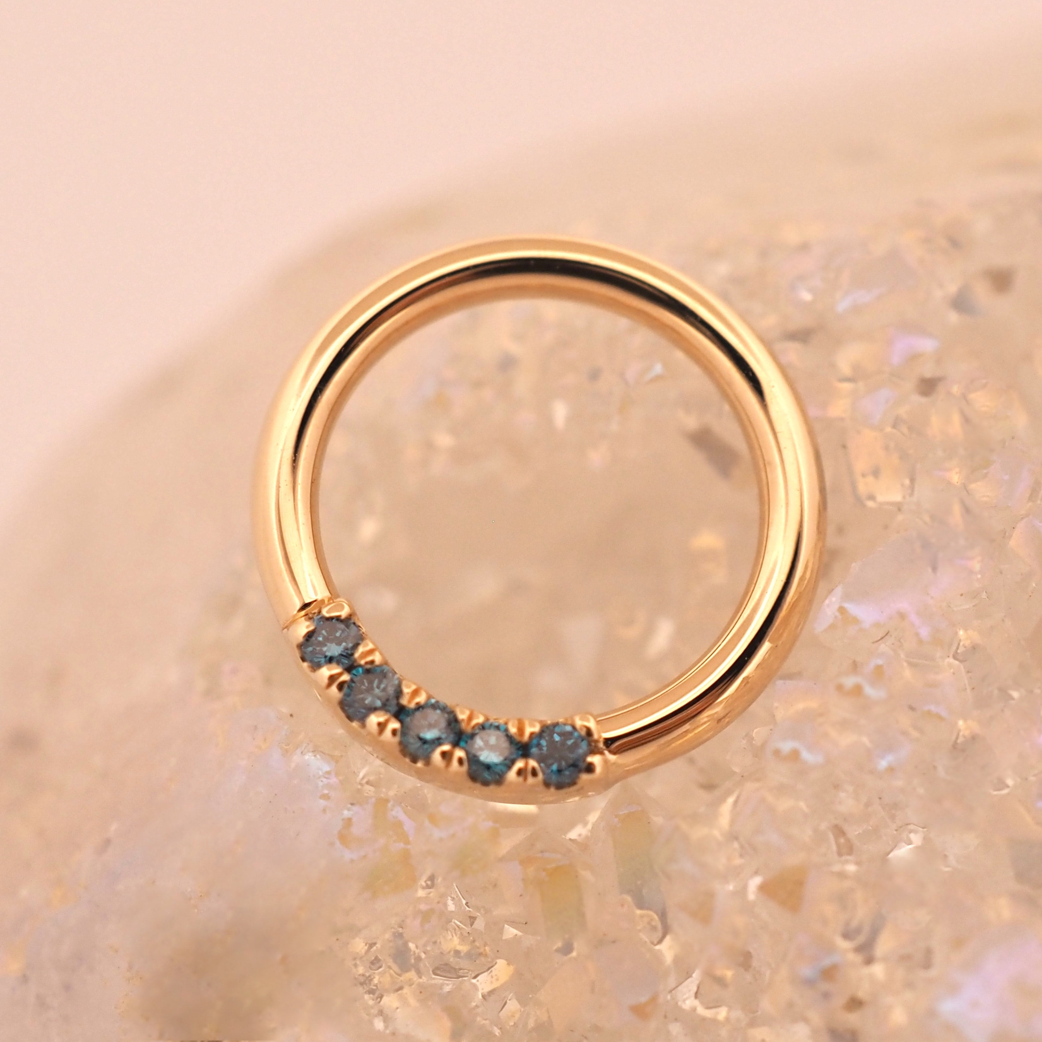5 Gem Blaze Fixed Ring, photo 4 of 6