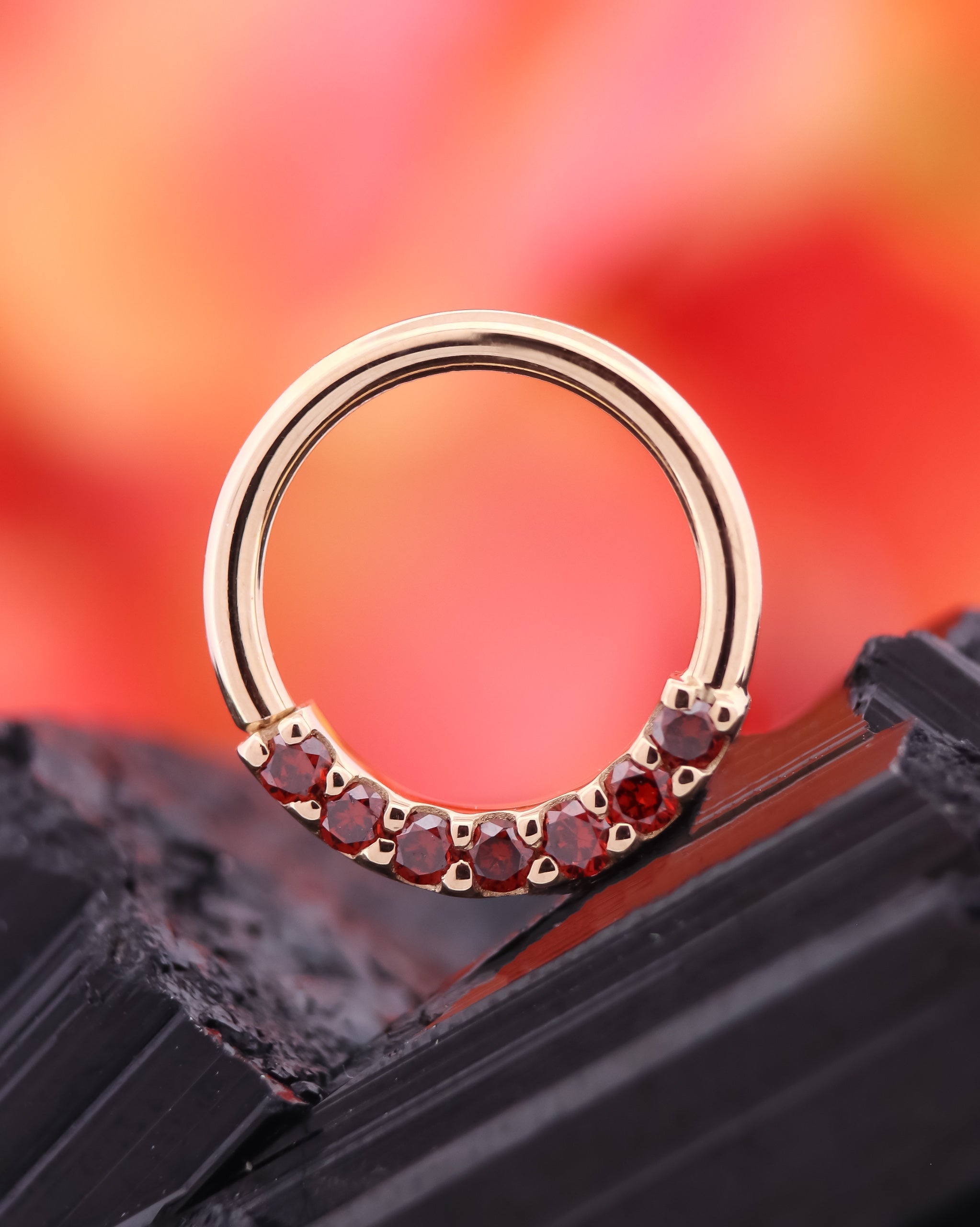 7 Gem Blaze Fixed Ring, photo 4 of 6