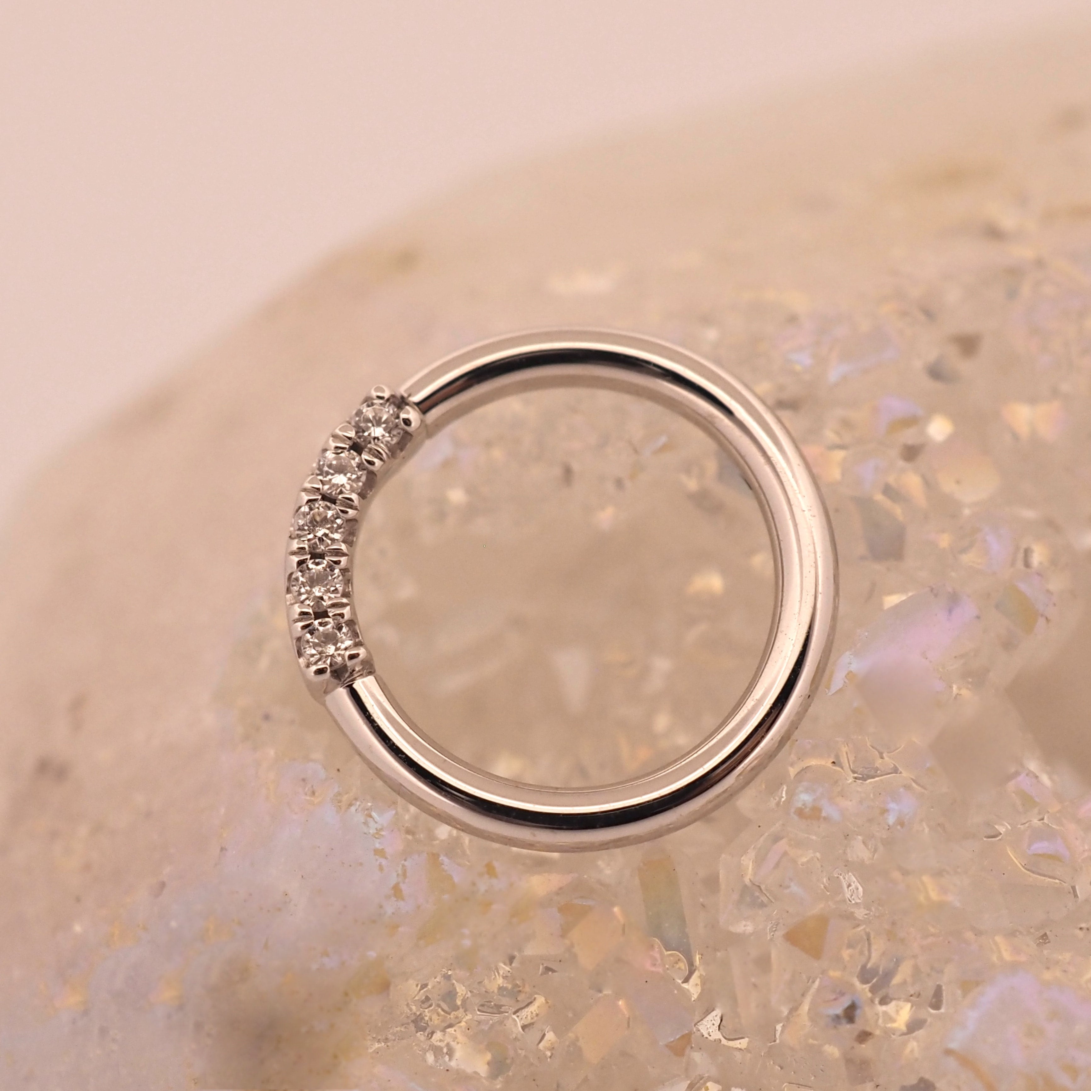 5 Gem Blaze Fixed Ring, photo 3 of 6