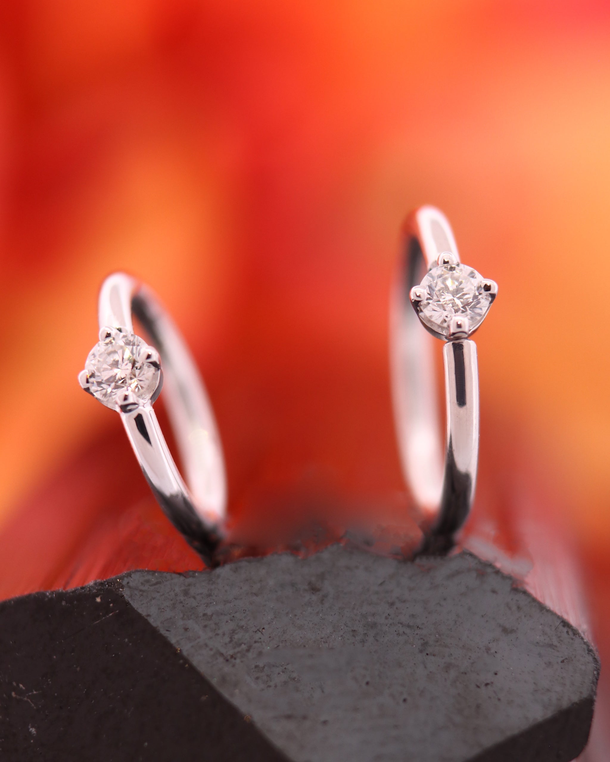Fixed Ring with 2mm Round Prong Navel, photo 7 of 7